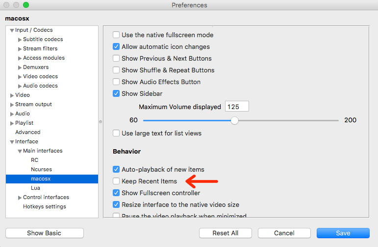 How to Delete Recent History in VLC Player in Mac